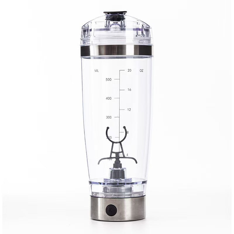 Electric Protein Shaker Cup USB Rechargeable Mixing Bottle