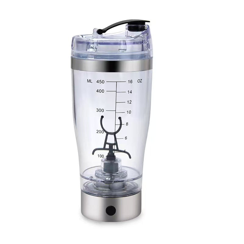 Electric Protein Shaker Cup USB Rechargeable Mixing Bottle