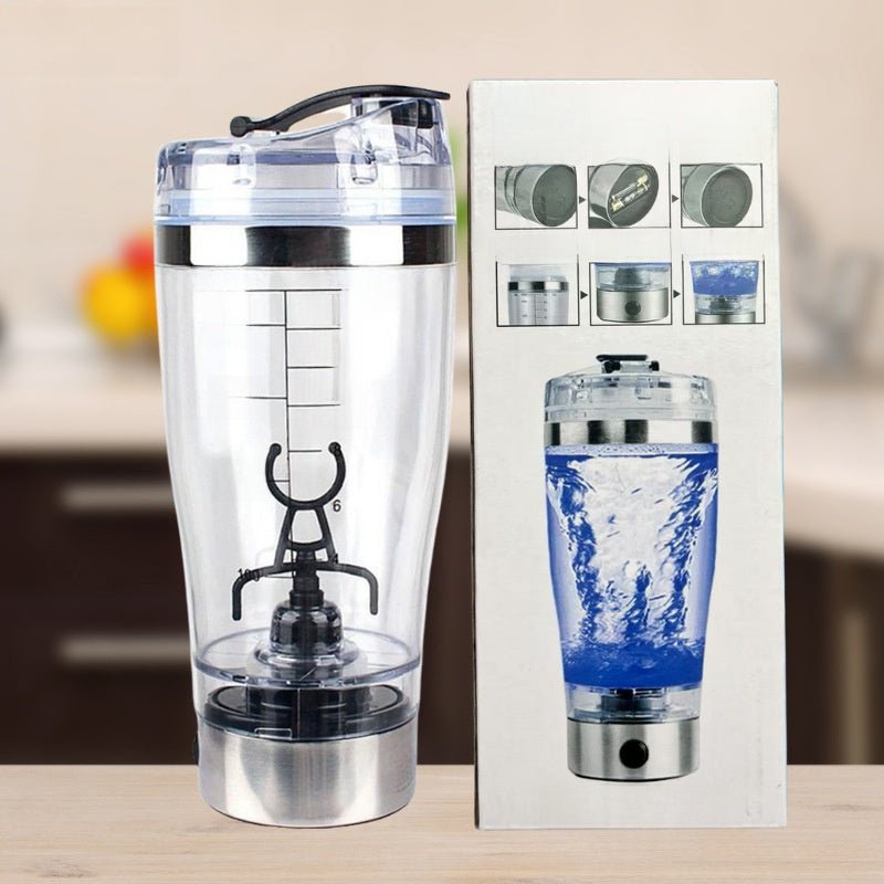 Electric Protein Shaker Cup USB Rechargeable Mixing Bottle